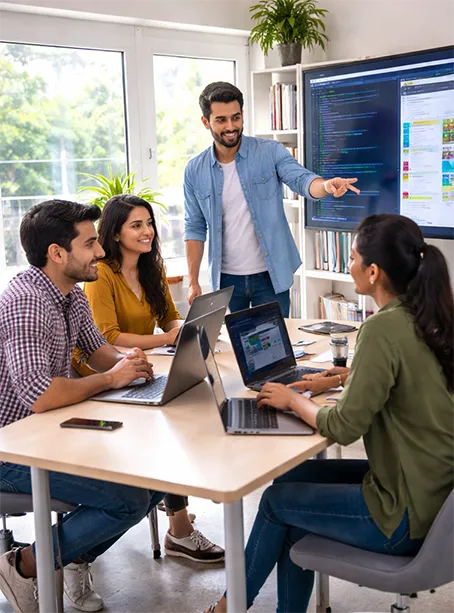 IT Training Students at Sun Technologies Guntur